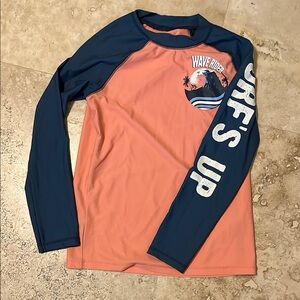 💕HP💕NWOT OshKosh B'gosh Navy and Coral Rashguard